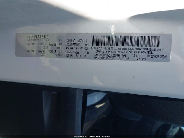 Ram Promaster Low Roof 136 Wb
