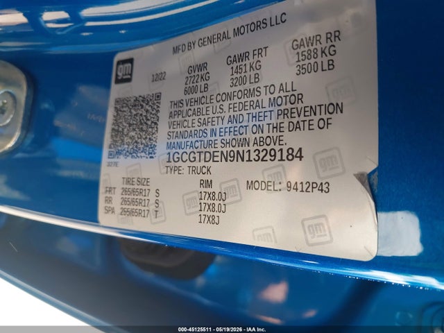 Chevrolet Colorado 4wd  Short Box Z71