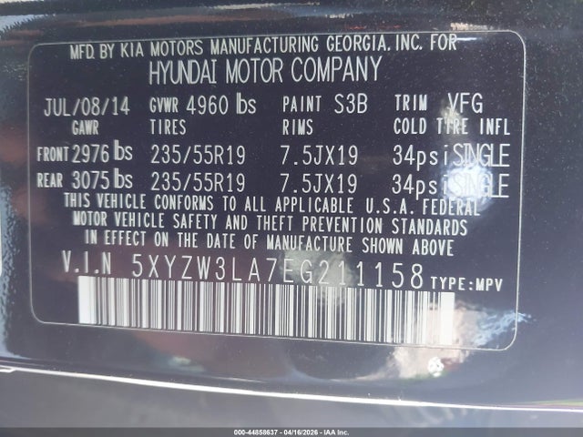Hyundai SANTA FE 2.0l Turbo