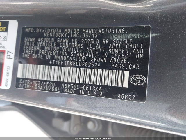 Toyota Camry Se