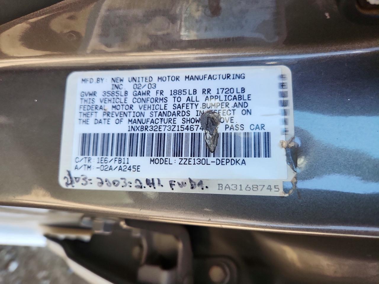 Toyota Corolla Ce
