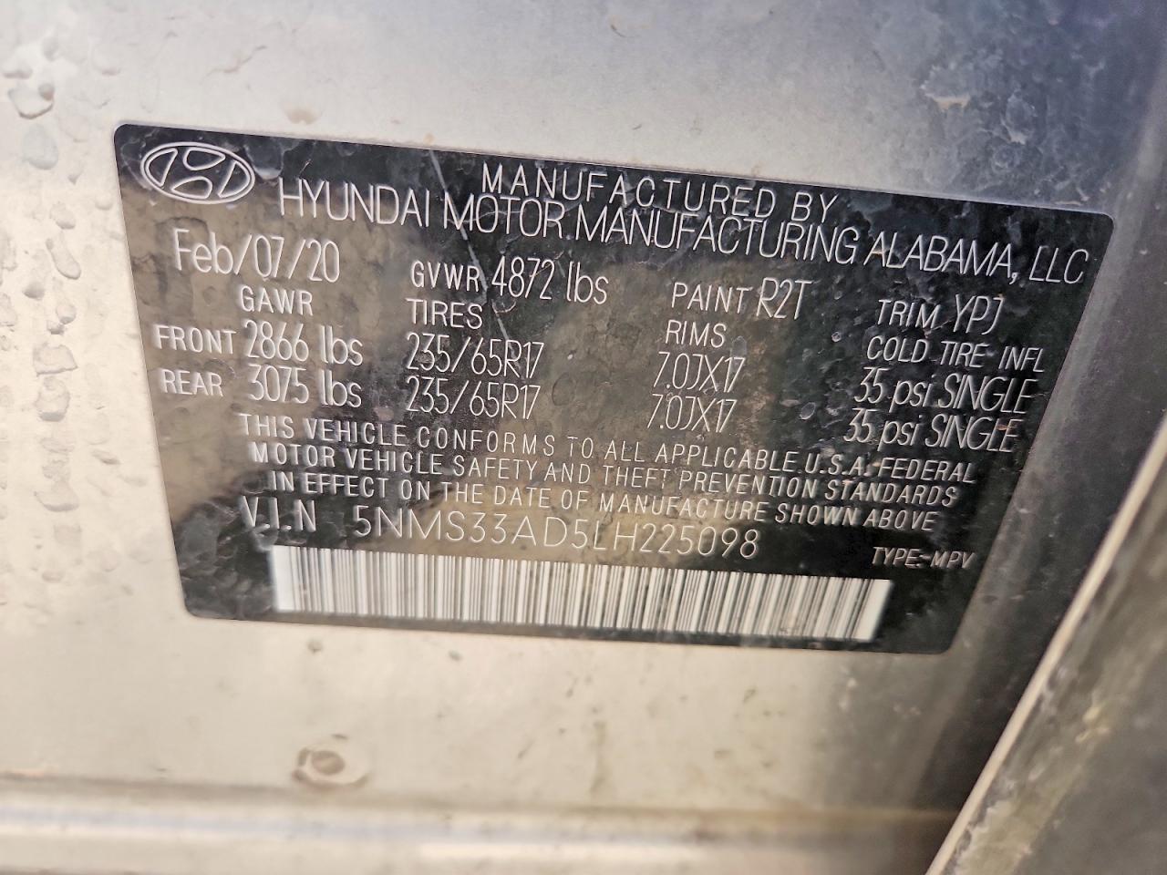 Hyundai SANTA FE Sel