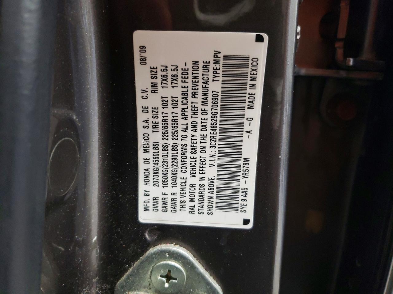 Honda Crv Ex