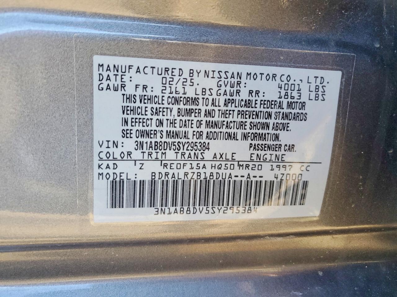 Nissan Sentra Sr