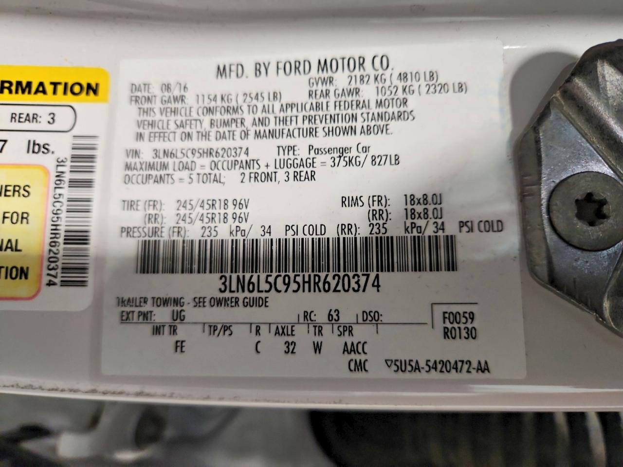 Lincoln MKZ Select