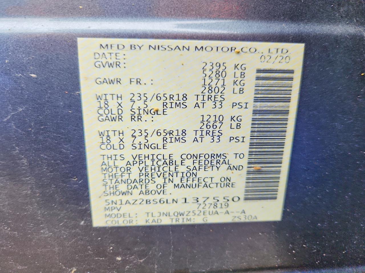 Nissan Murano Sv