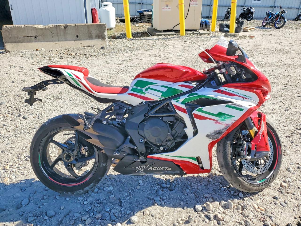 Salvage M. V. Agusta Motorcycle Image