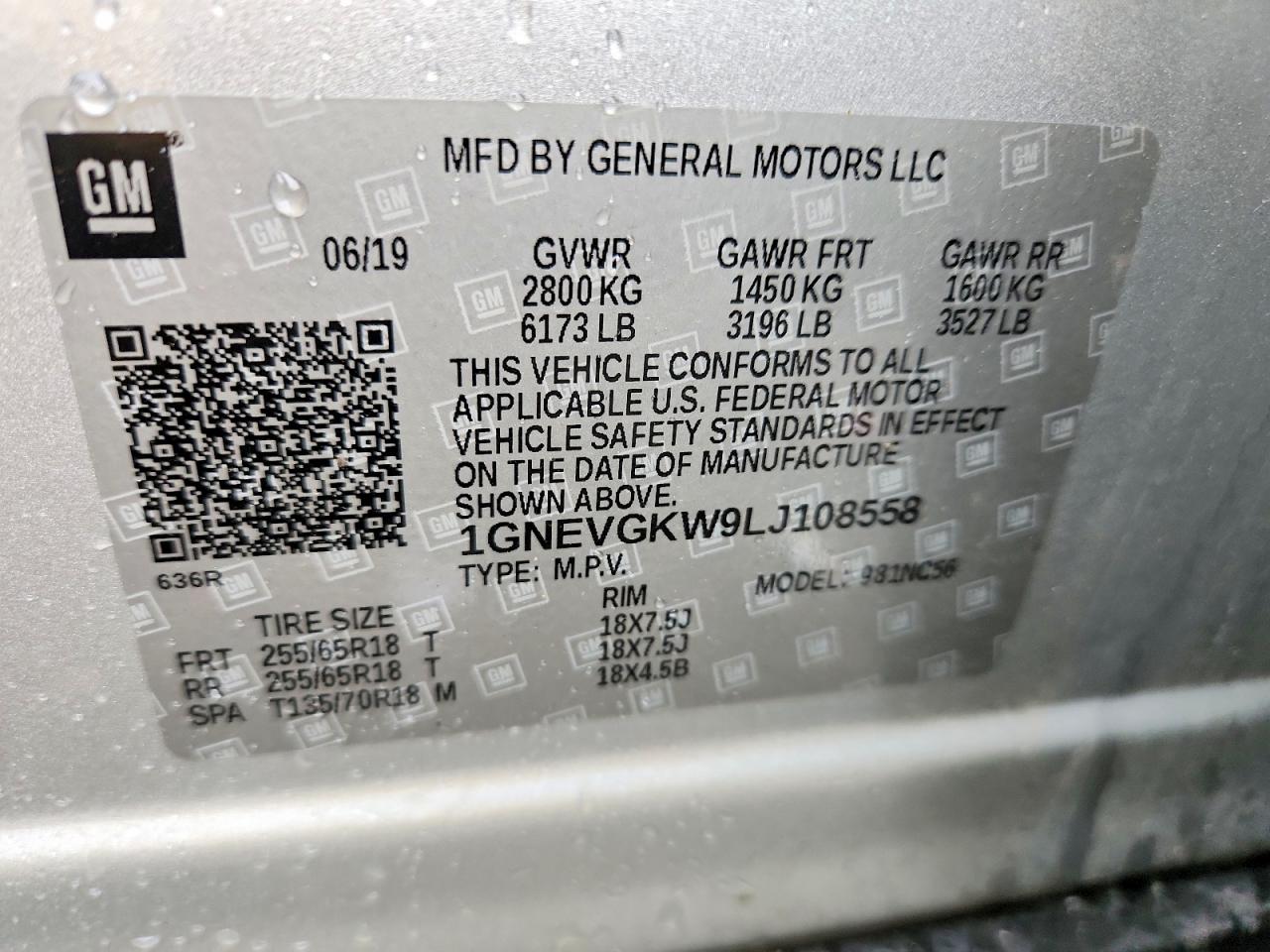 Chevrolet Traverse Lt