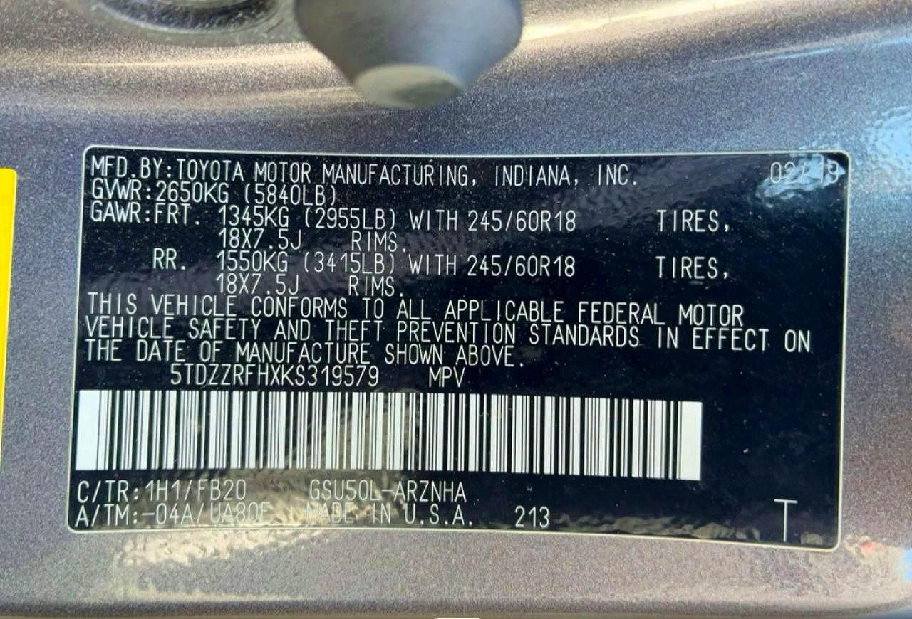 Toyota Highlander Le