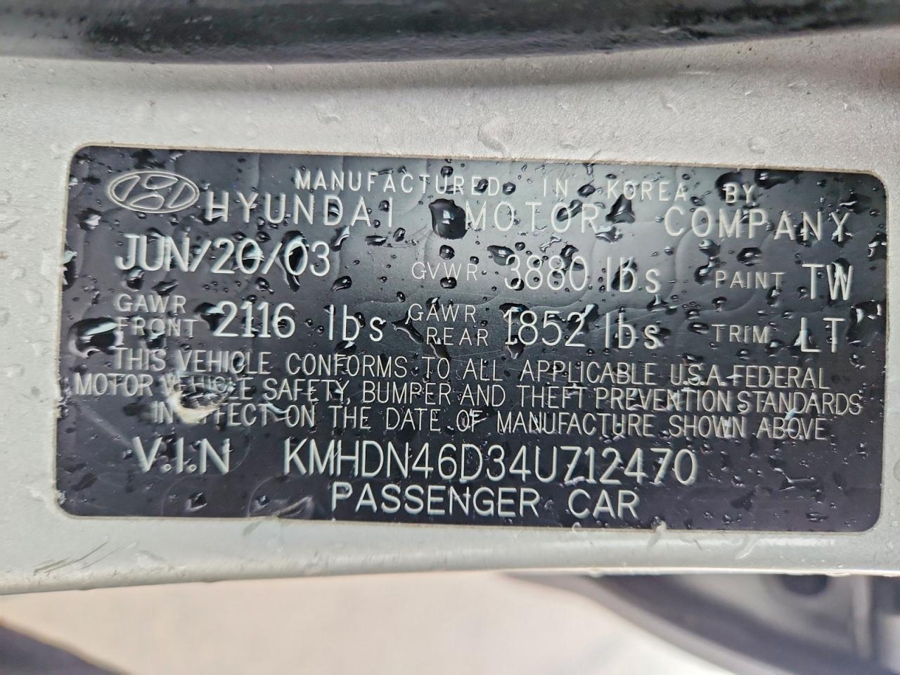 Hyundai ELANTRA Gls