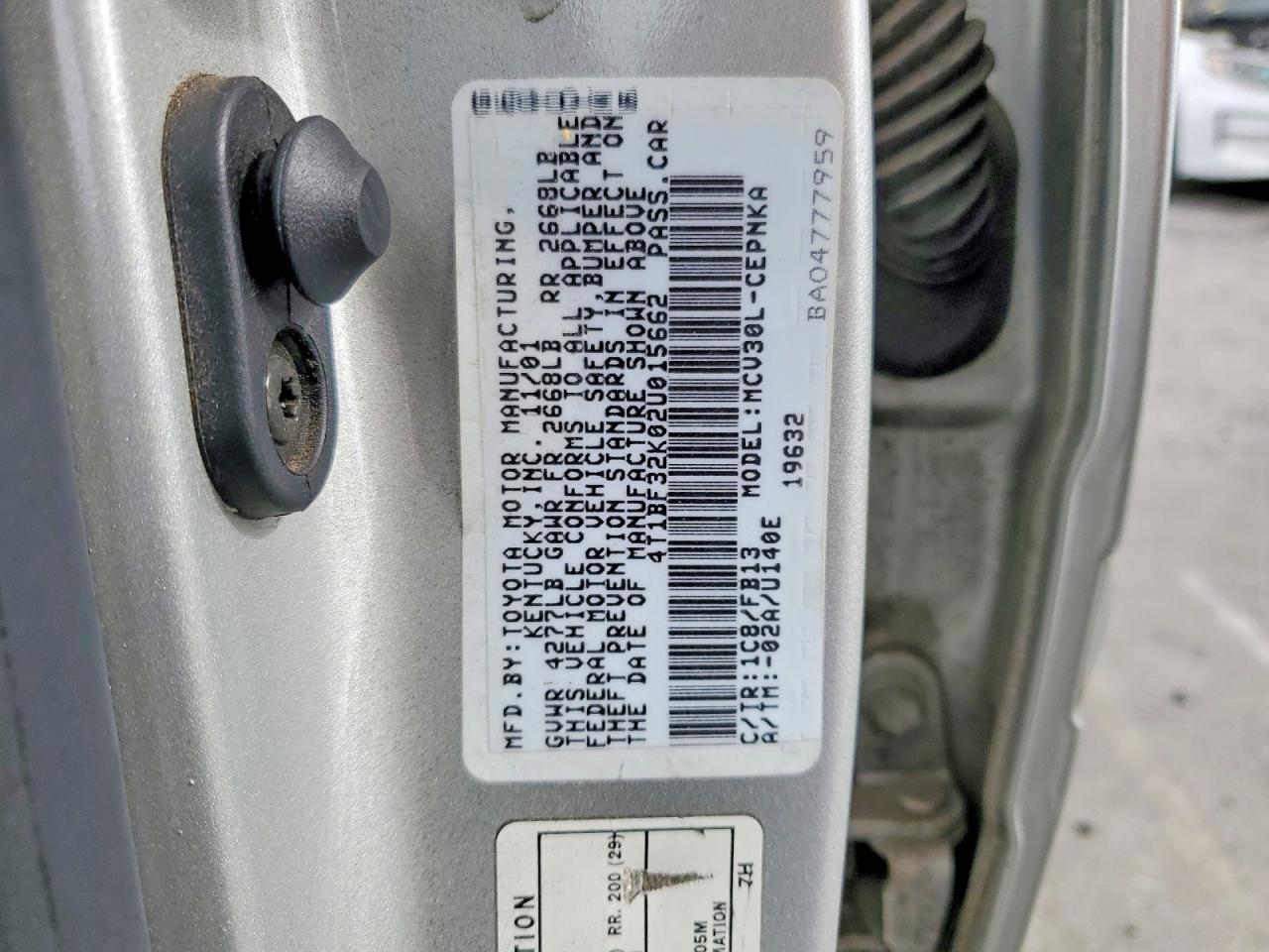 Toyota Camry Le V6