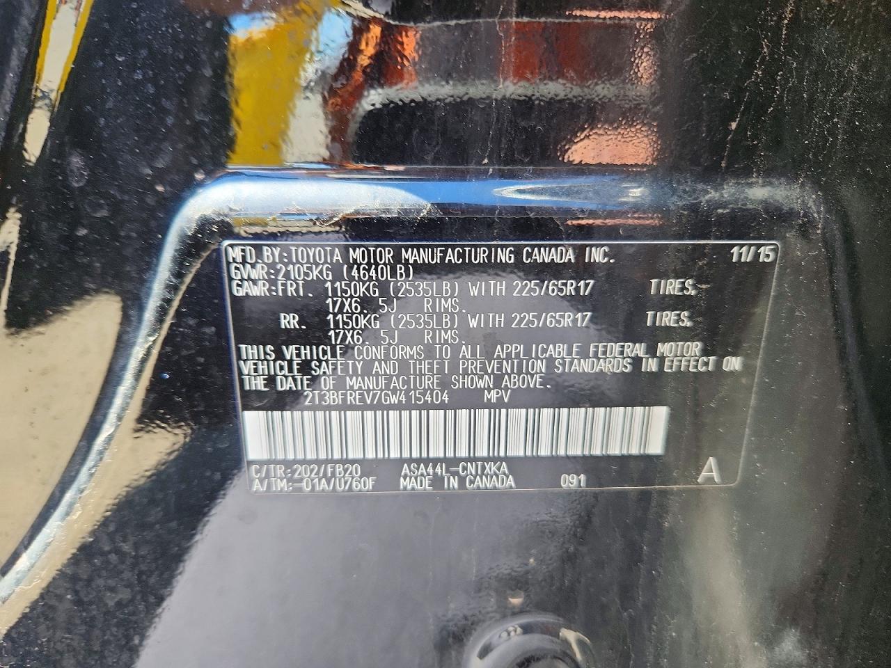 Toyota RAV4 Le