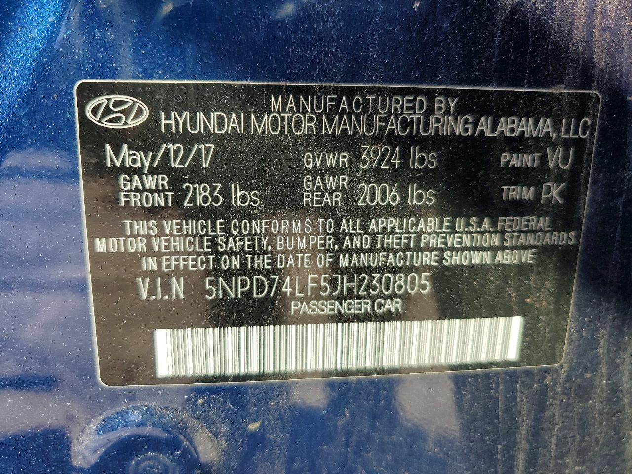 Hyundai ELANTRA Se