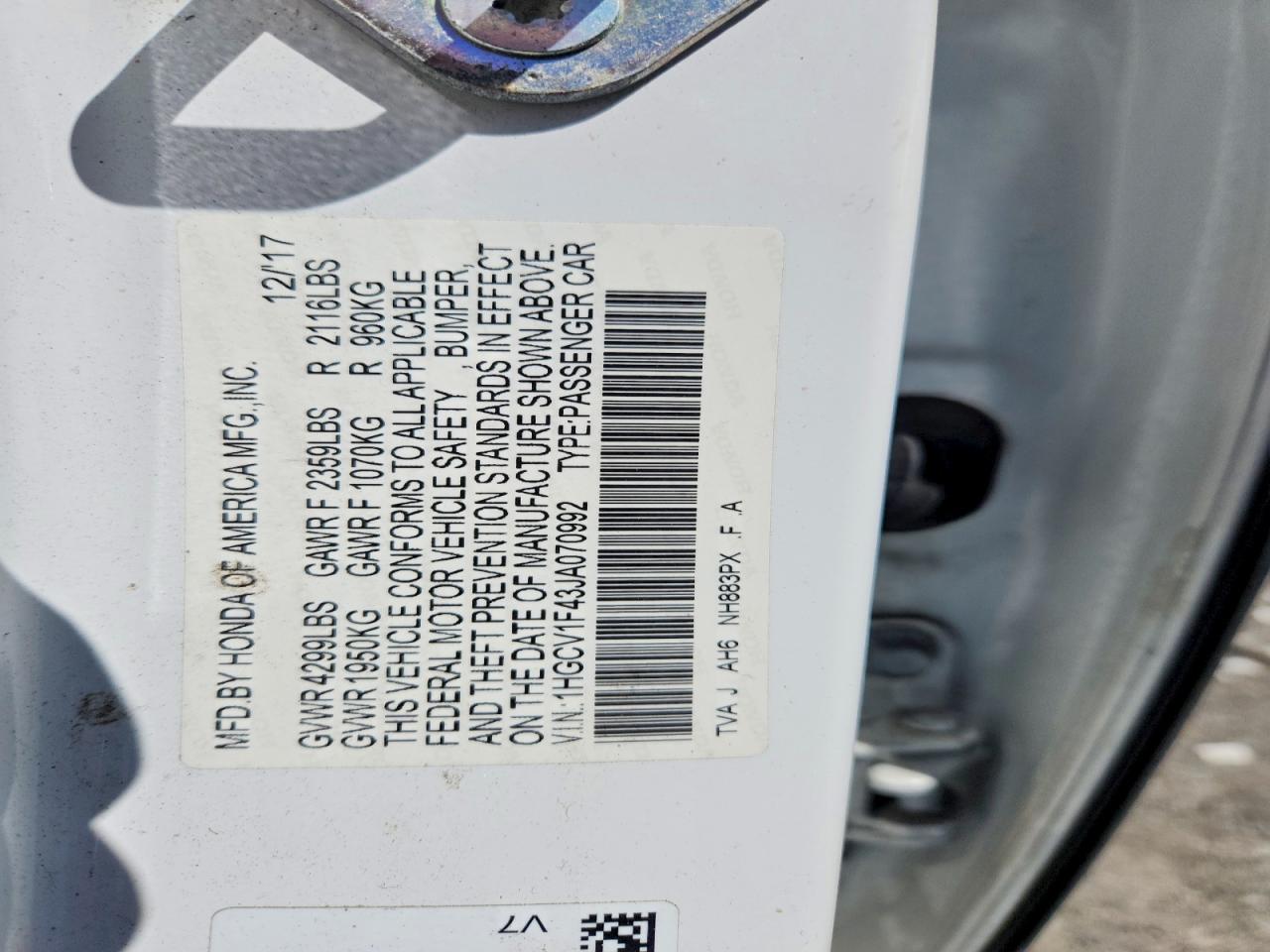Honda Accord Ex