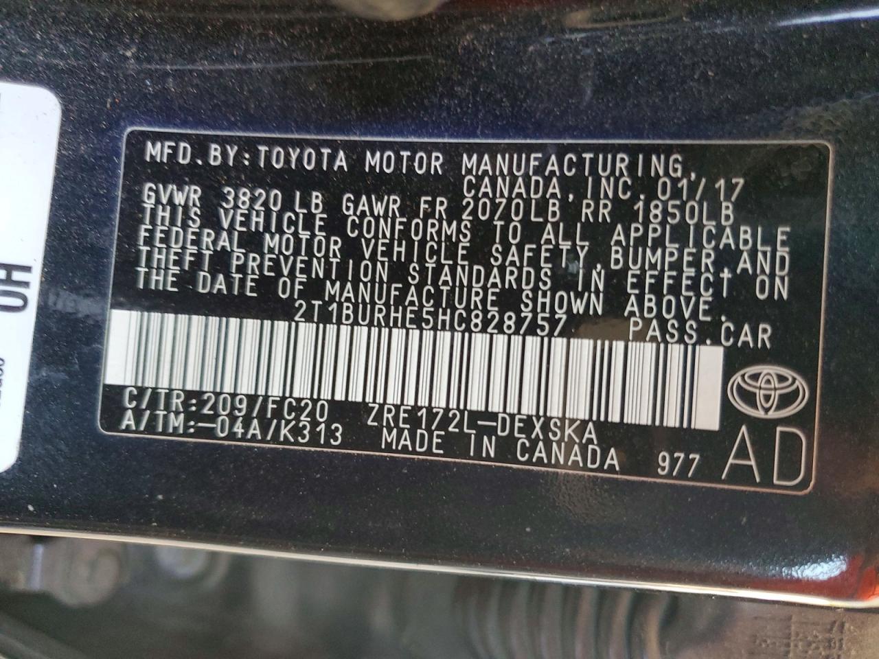 Toyota Corolla Se