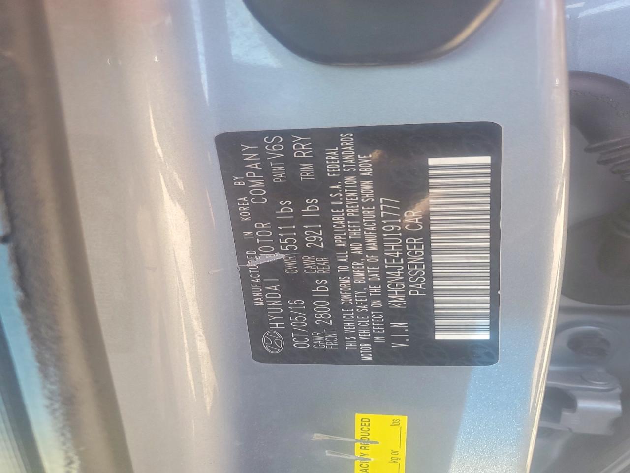 Genesis G80 3.8 3.8