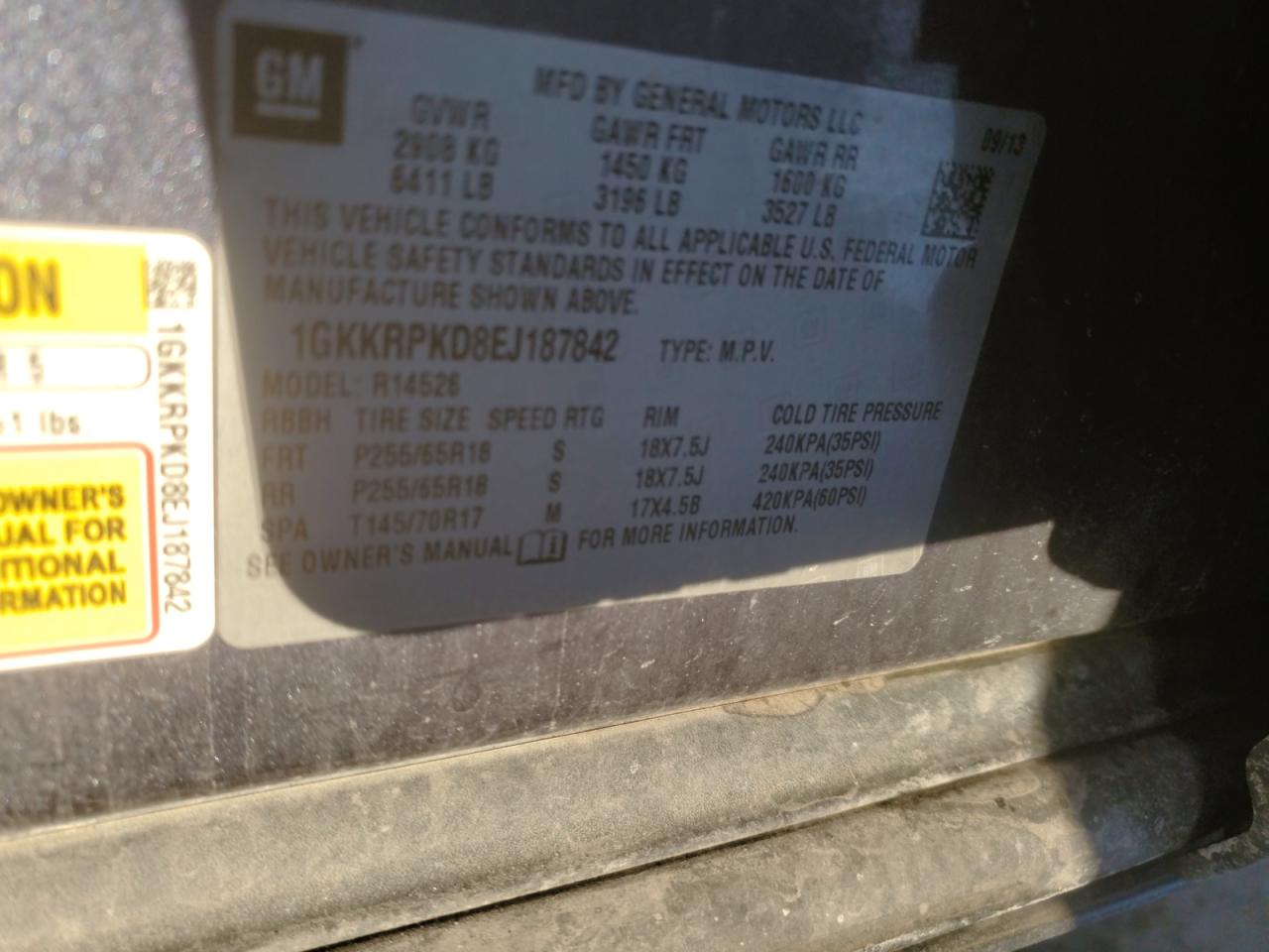GMC Acadia Sle