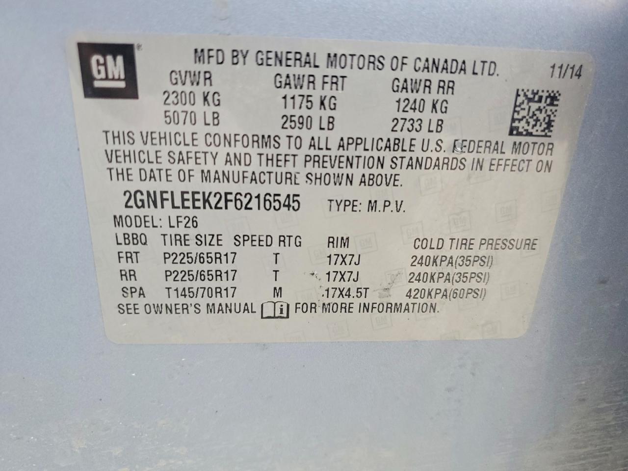 Chevrolet Equinox Ls