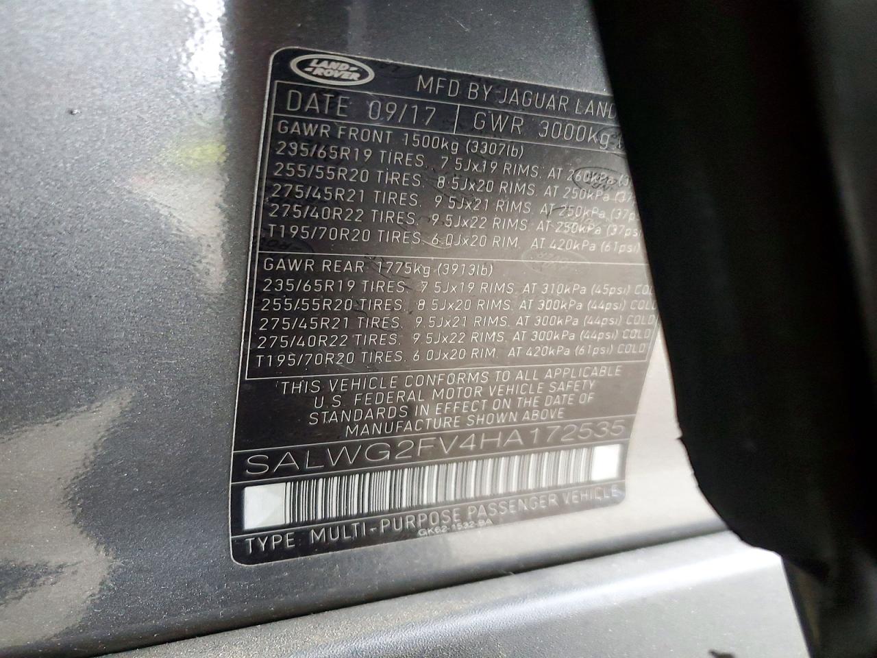 Land Rover Range Rover Se