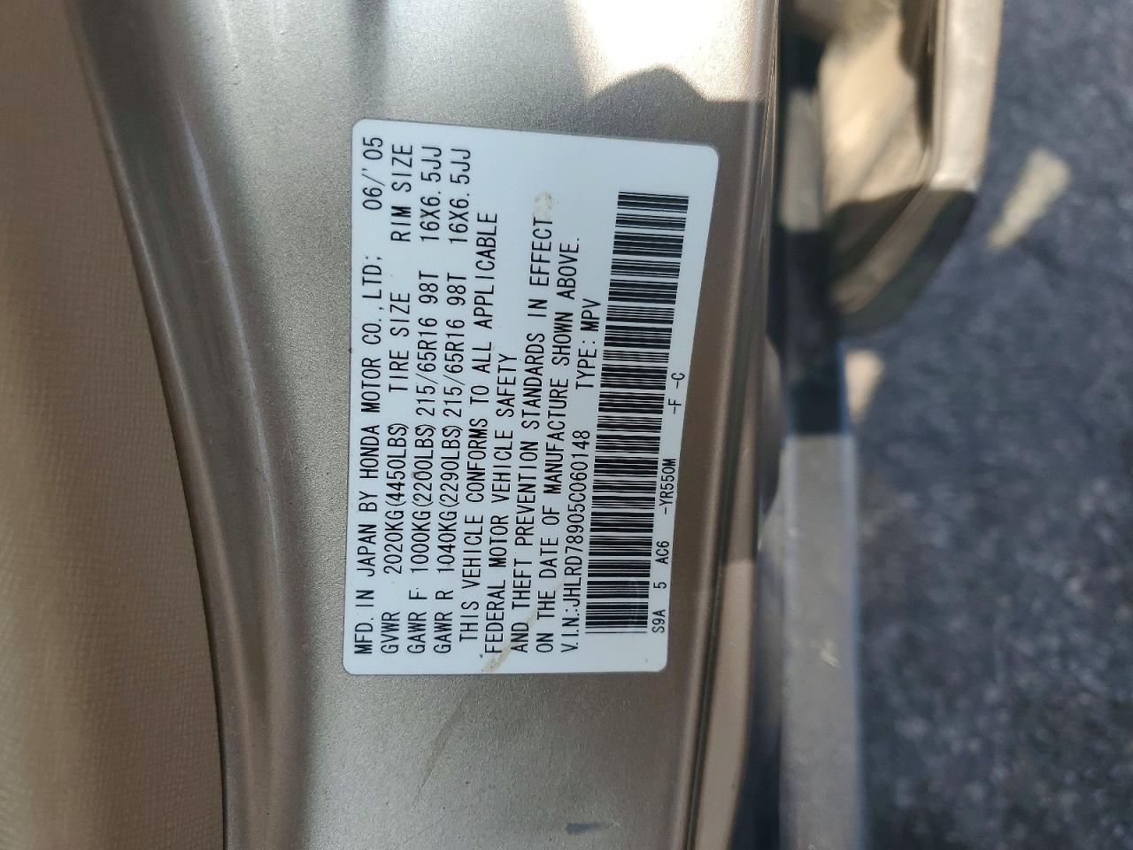 Honda Crv Se