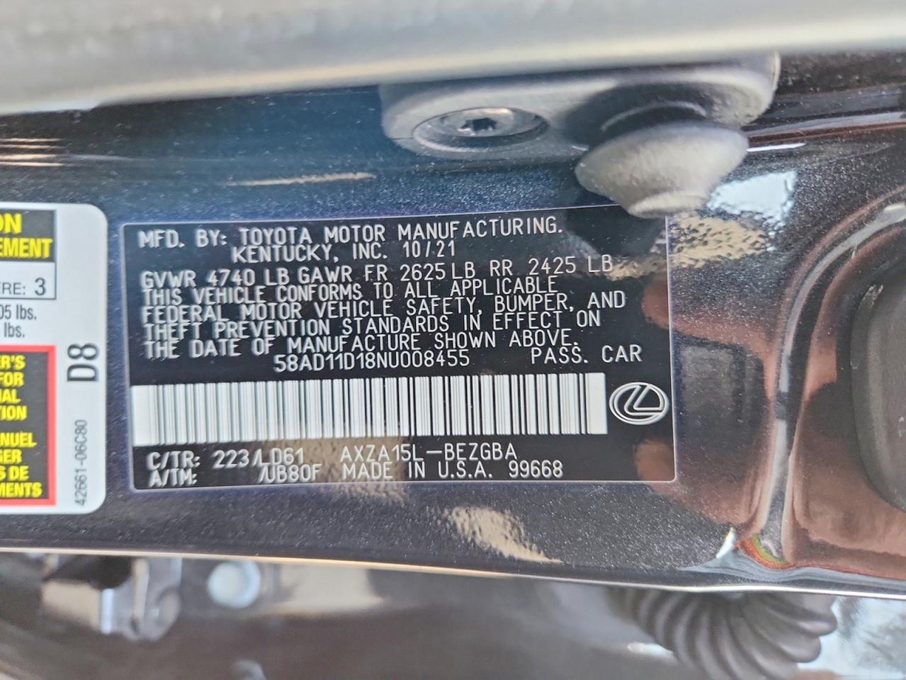Lexus Es Base