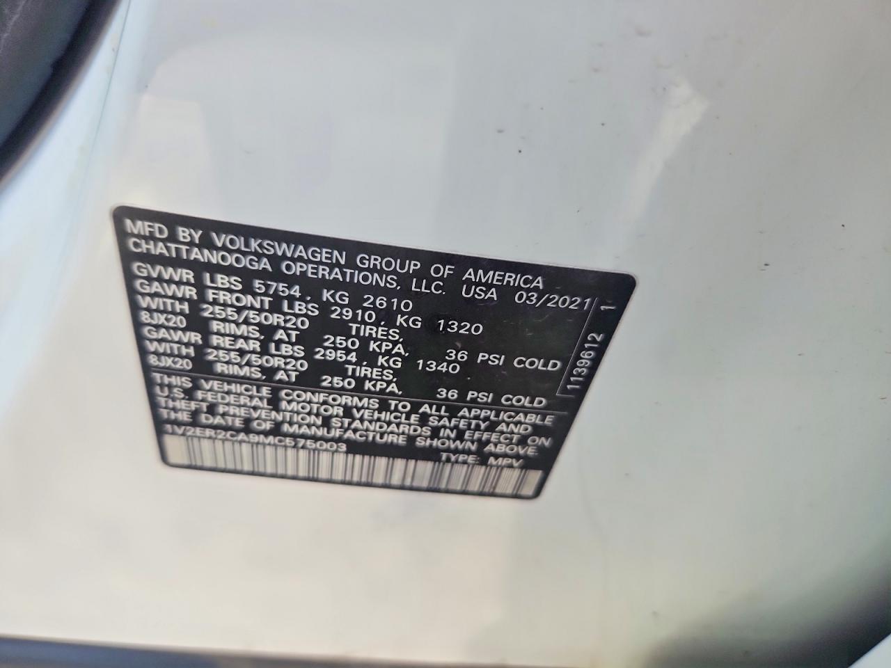 Volkswagen Atlas Sel
