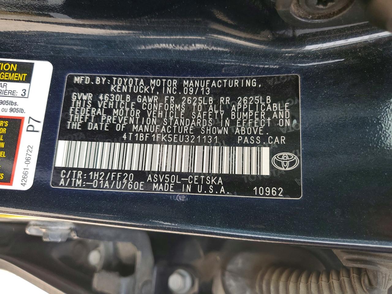 Toyota Camry Se