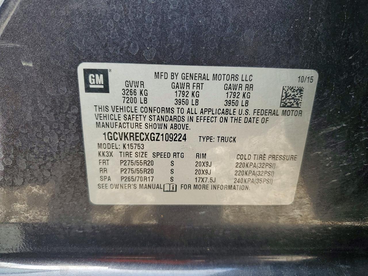 Chevrolet Silverado K1500 Lt