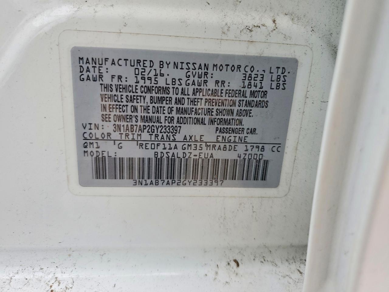Nissan Sentra Sv