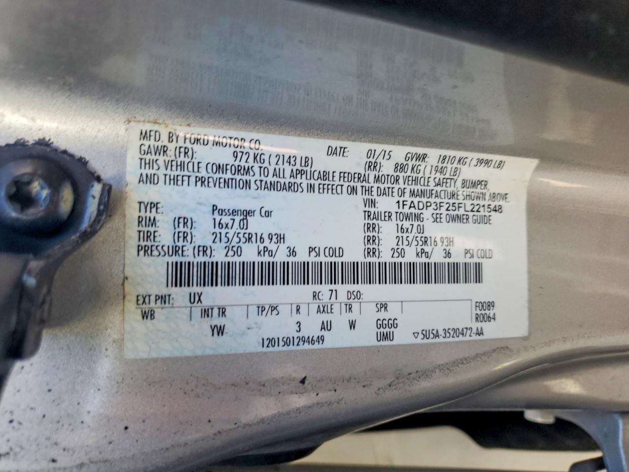 Ford Focus Se