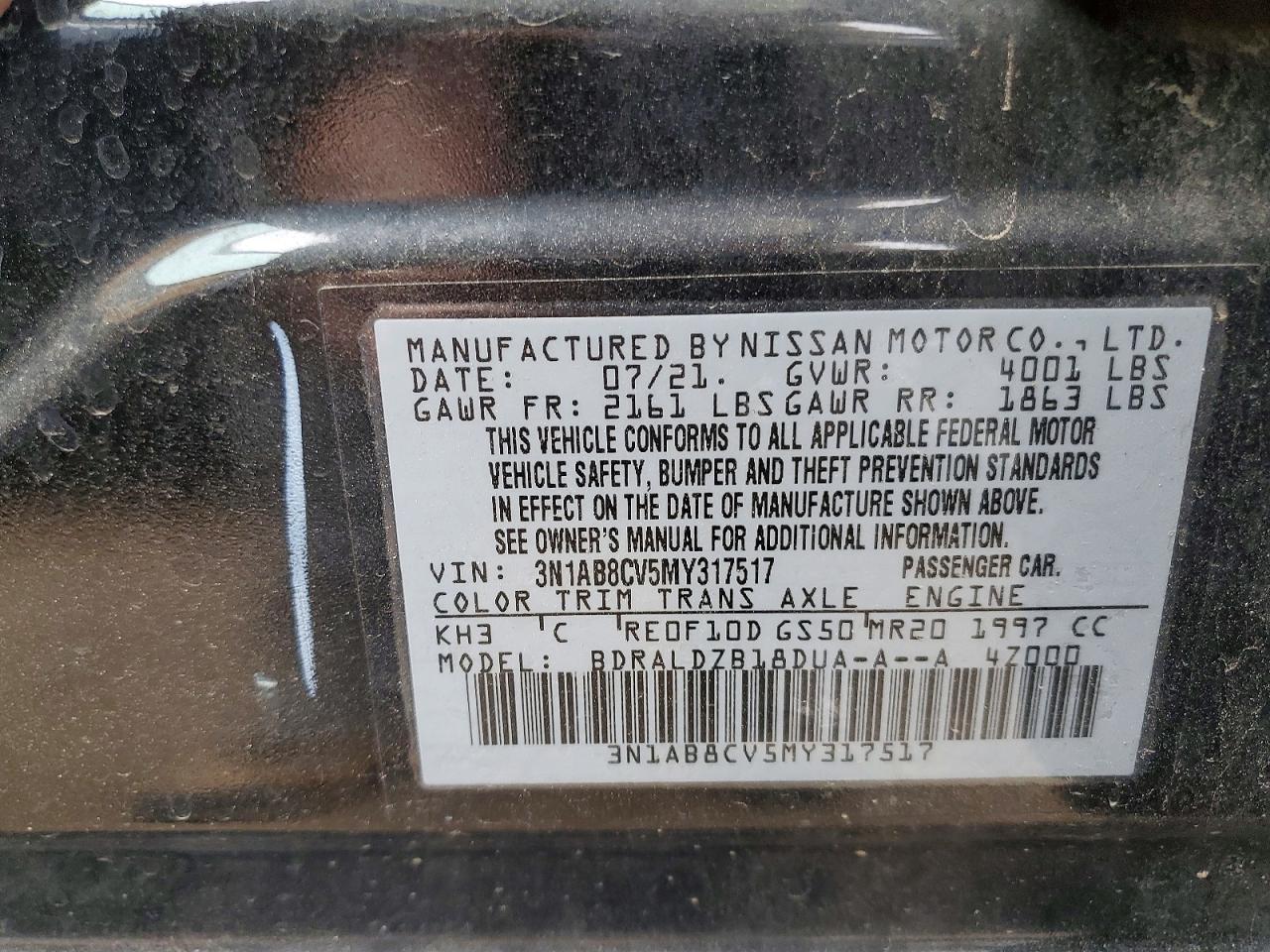 Nissan Sentra Sv