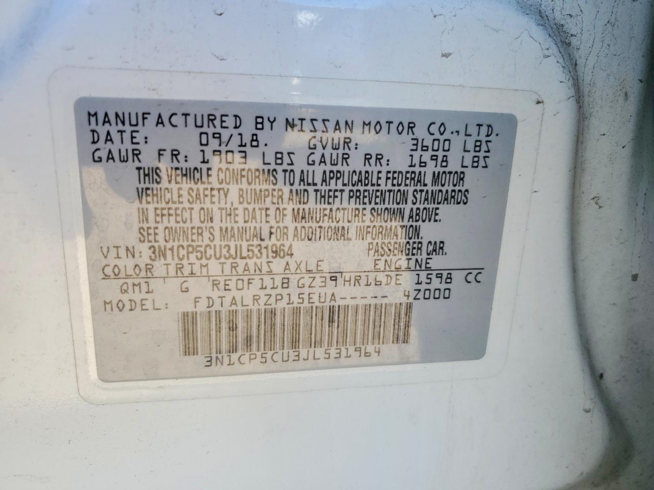 Nissan Kicks S