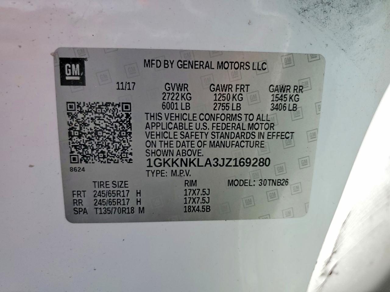 GMC Acadia Sle