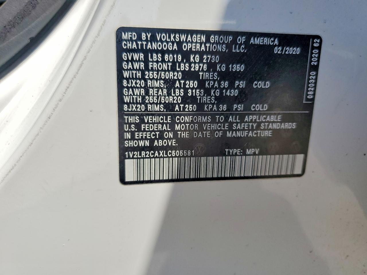 Volkswagen Atlas Se