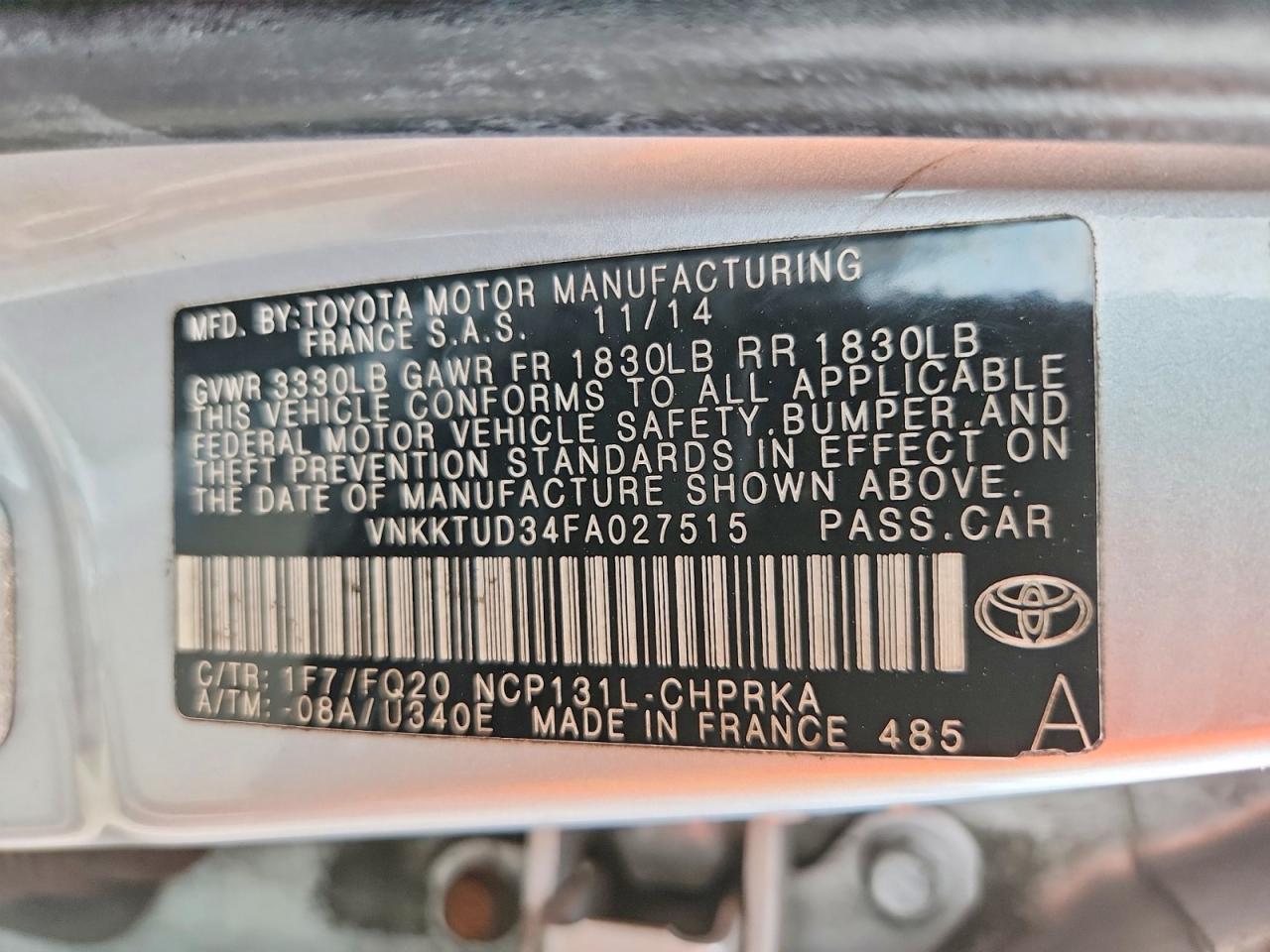 Toyota Yaris 5-door L