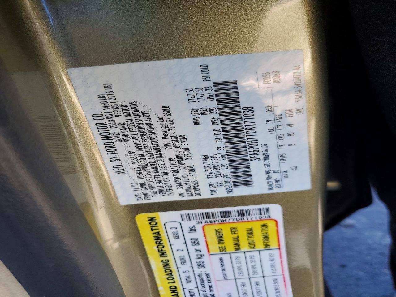 Ford Fusion Se