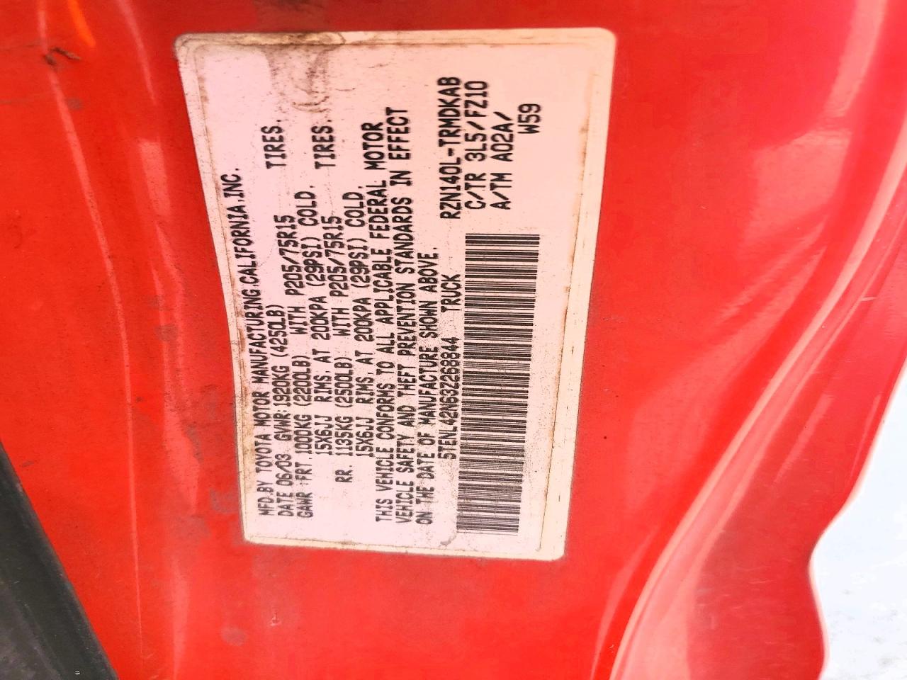 Toyota Tacoma Base