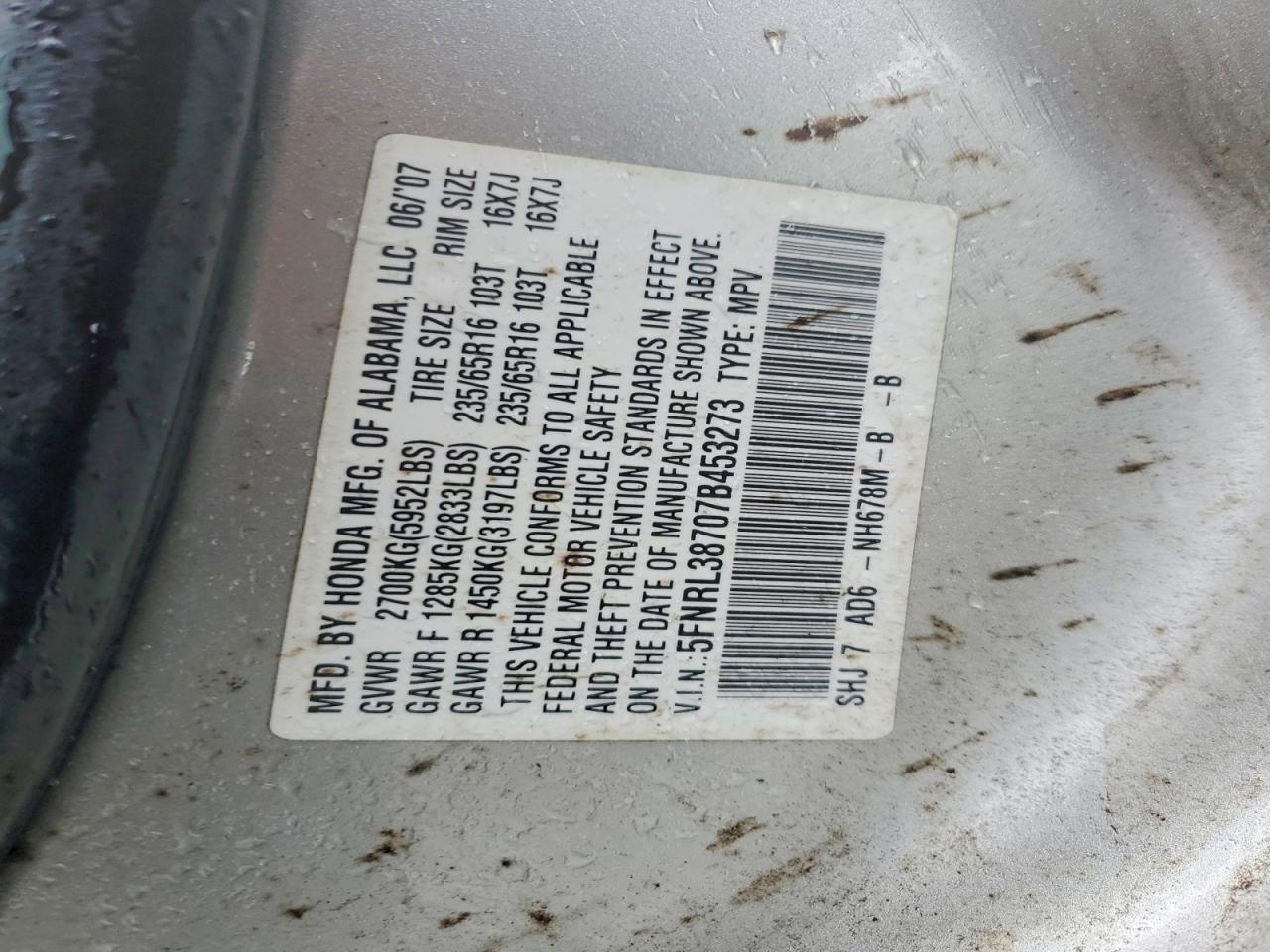 Honda Odyssey Exl