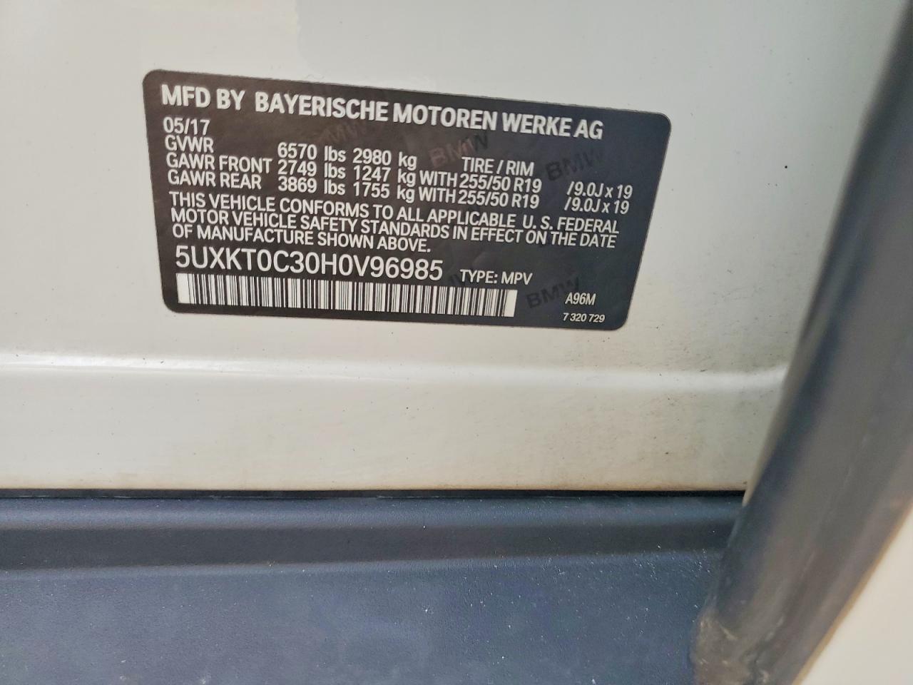 BMW X Series Xdr40e