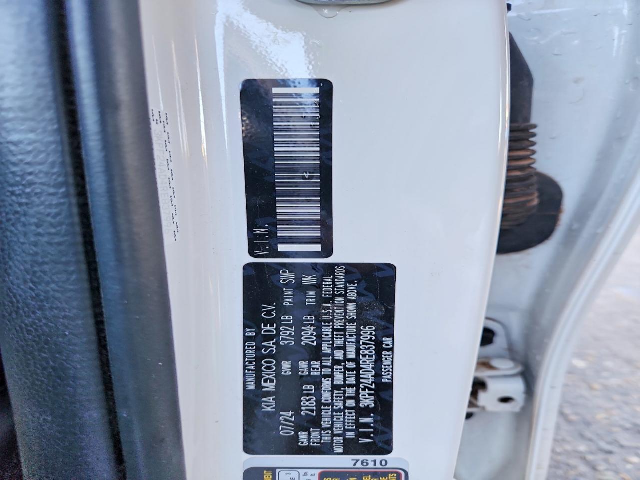 Kia Forte Lxs