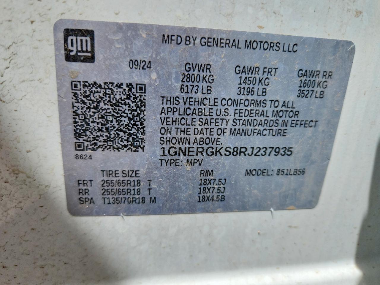 Chevrolet Traverse Lt