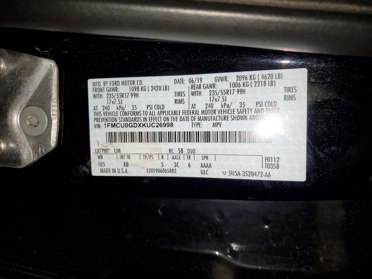 Ford Escape Se