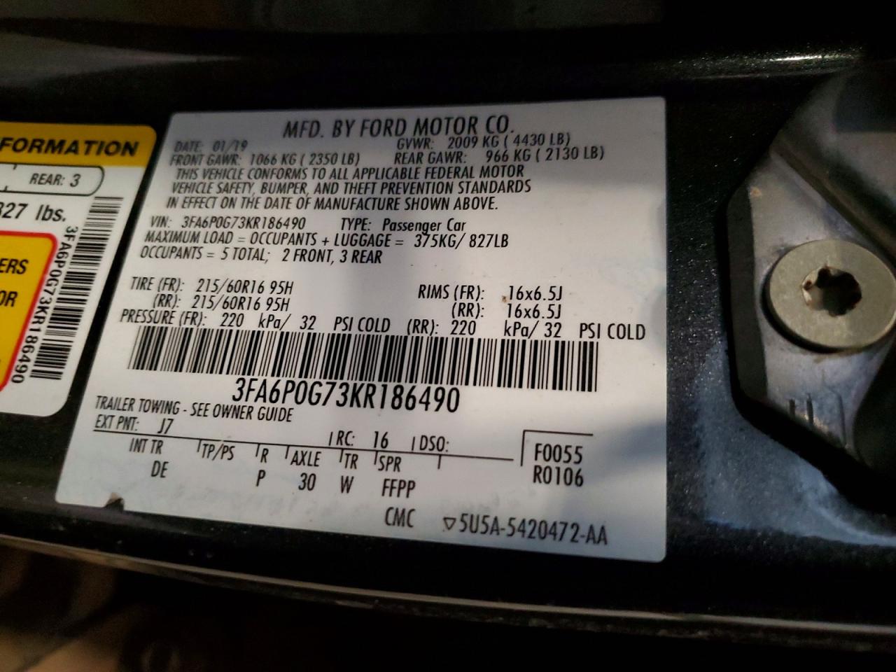 Ford Fusion S
