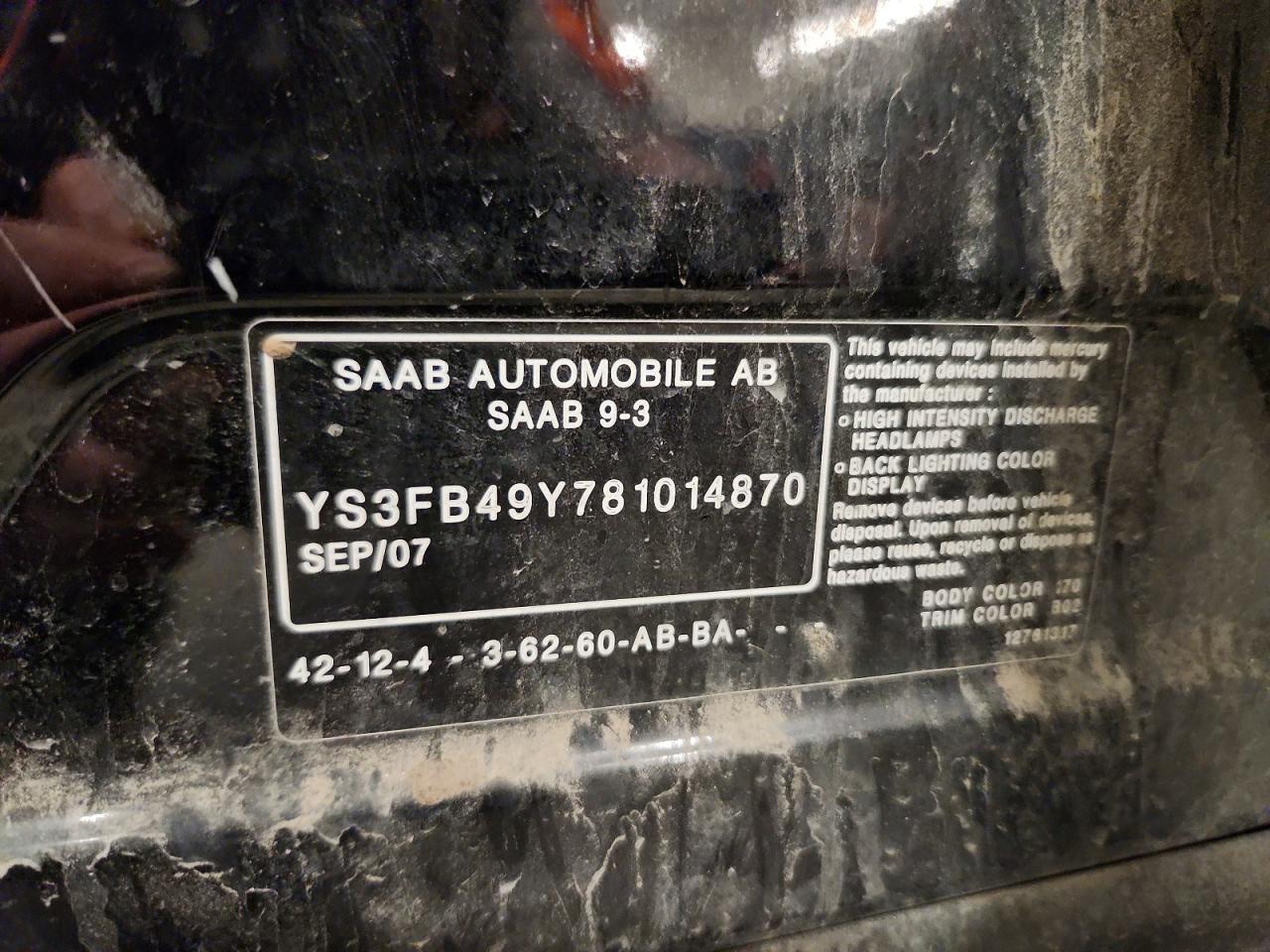 Saab 9-3 2.0t