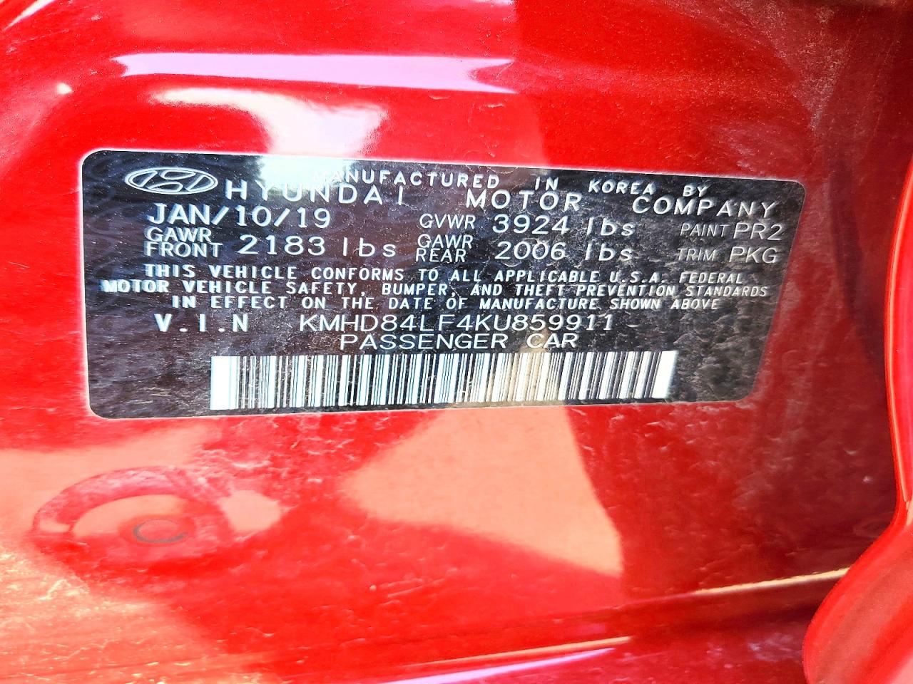 Hyundai ELANTRA Value Edition
