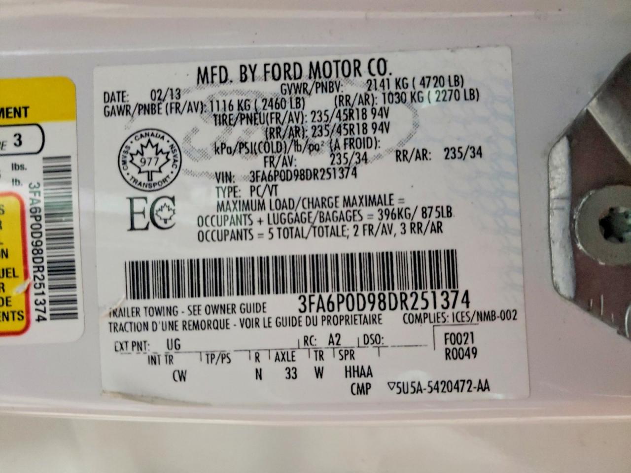 Ford Fusion Titanium