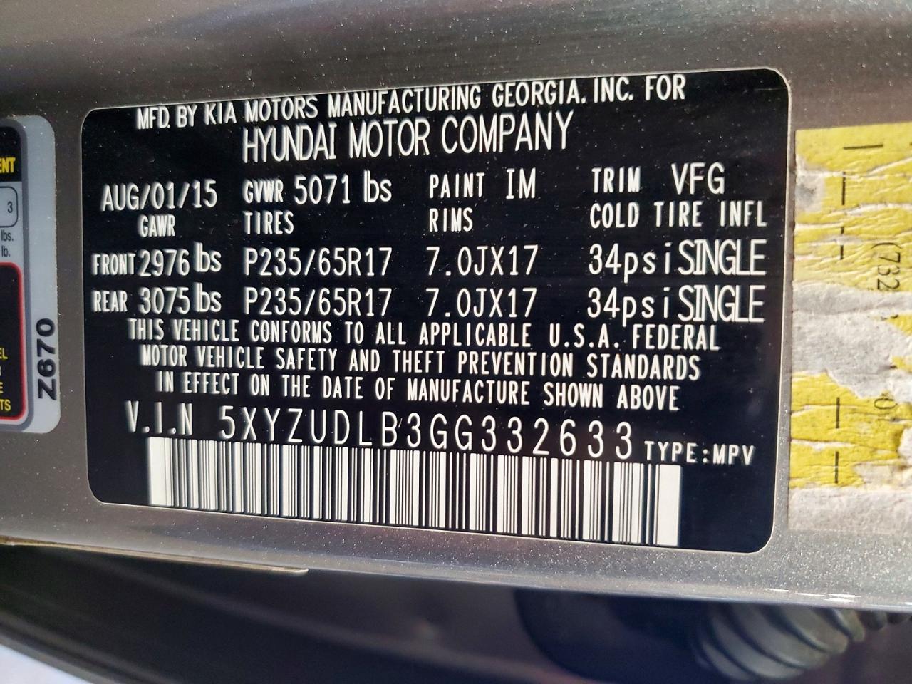 Hyundai SANTA FE 2.4l