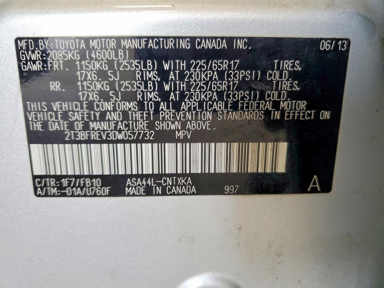 Toyota RAV4 Le