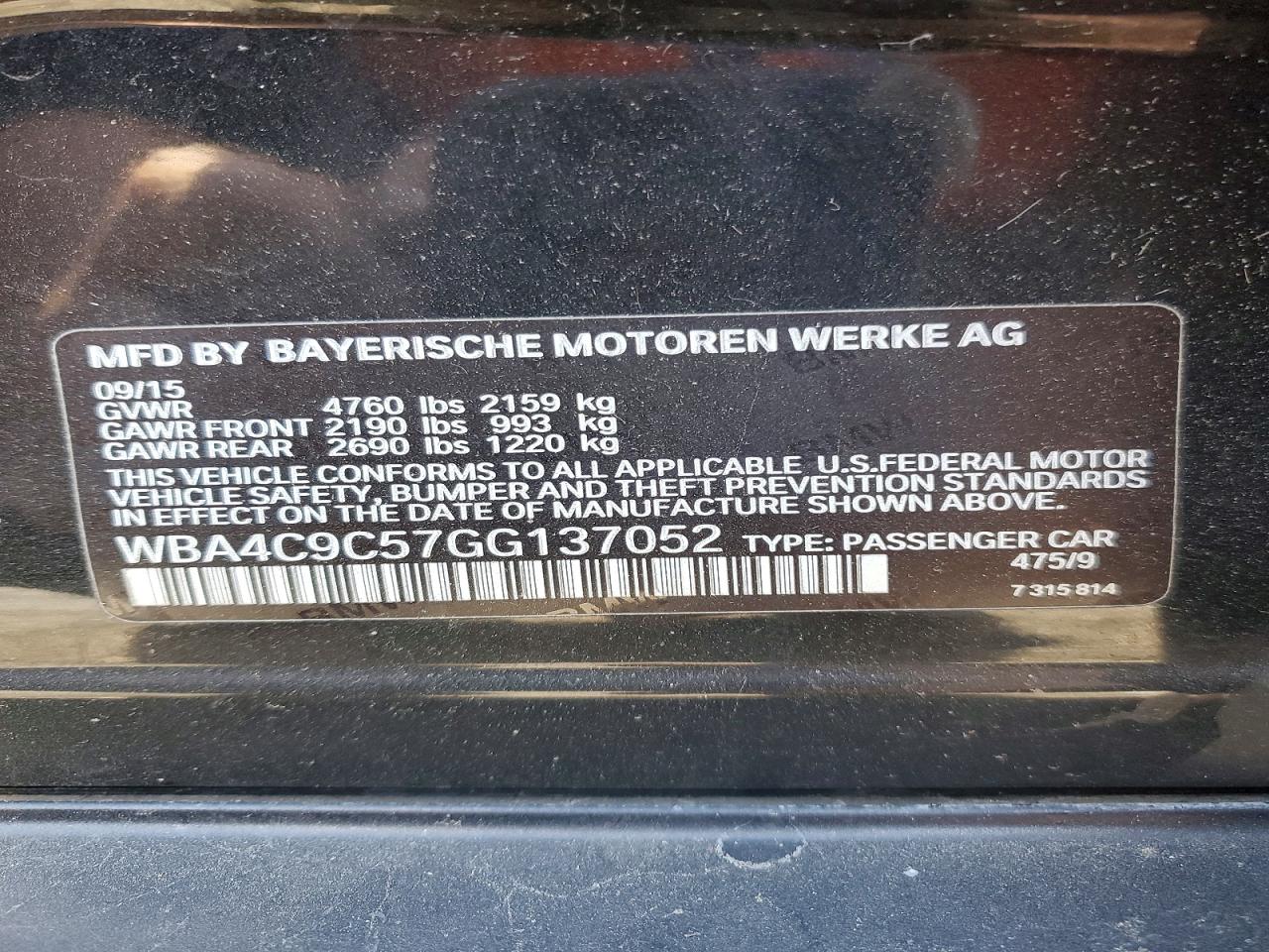 BMW 4 Series Xi Gran Coupe Sulev