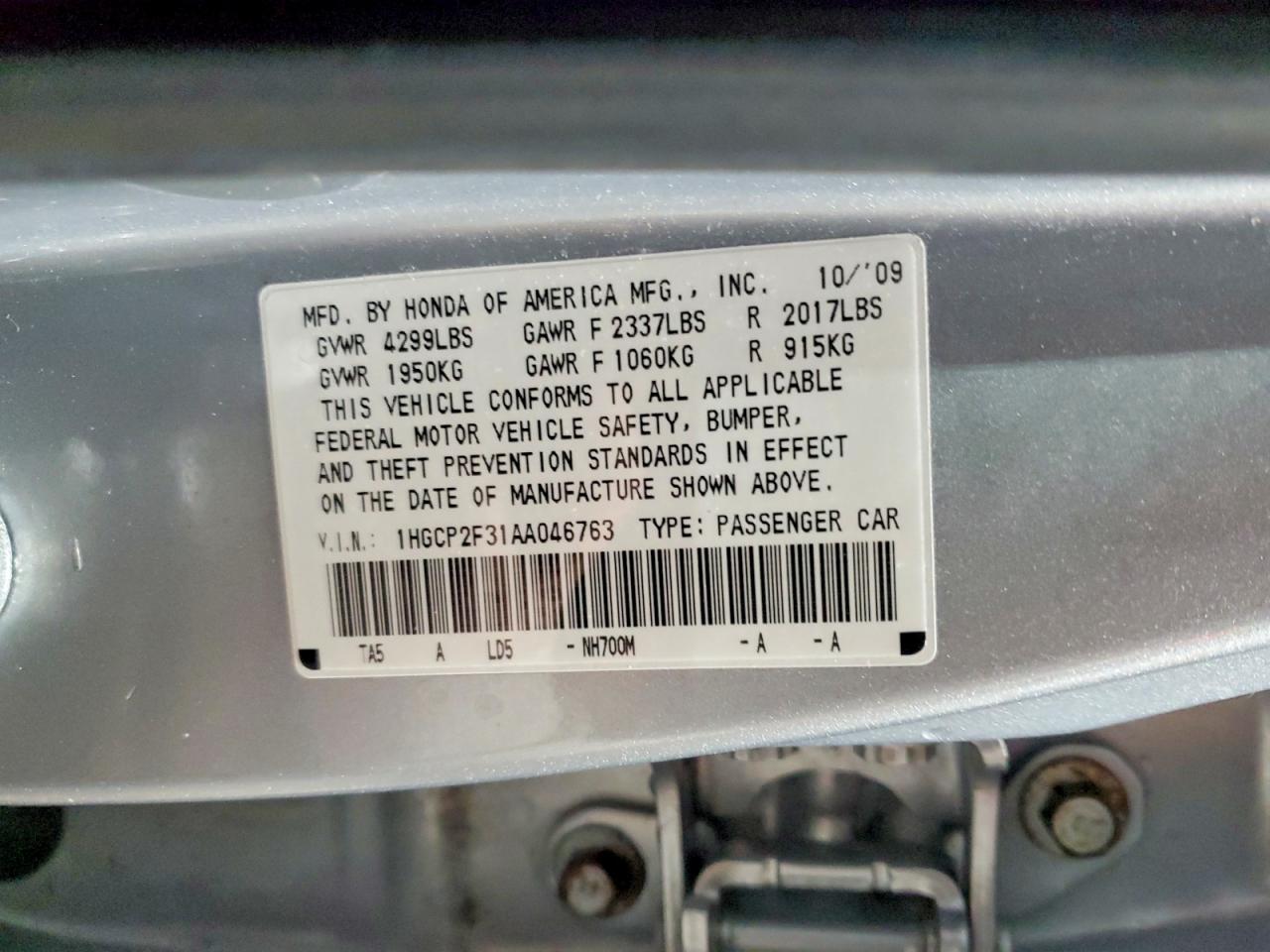 Honda Accord Lx
